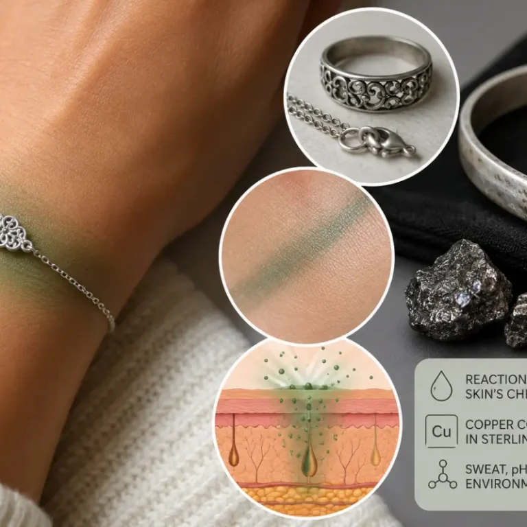 Why Does Sterling Silver Turn Your Skin Green?  