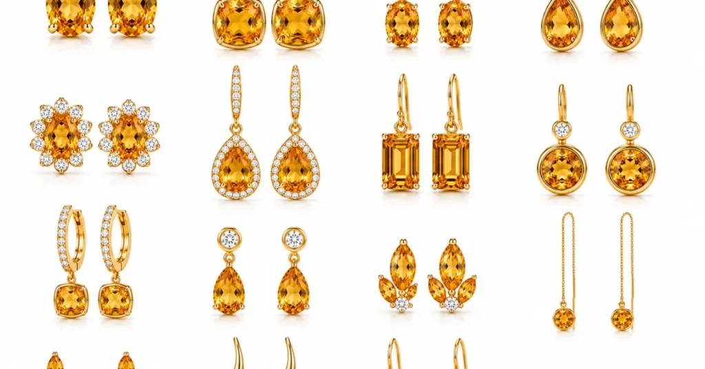 Citrine Earrings