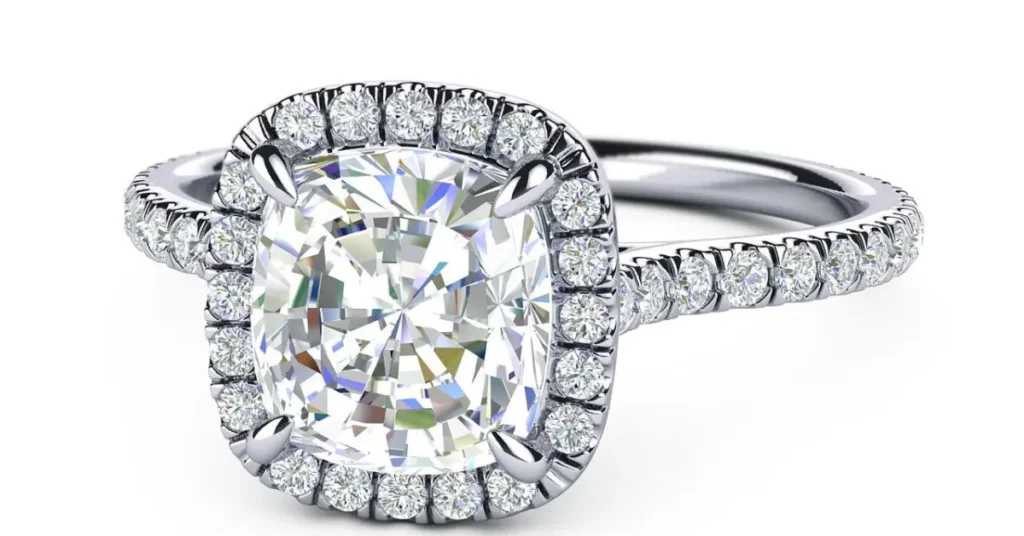 Diamond solitaire engagement rings