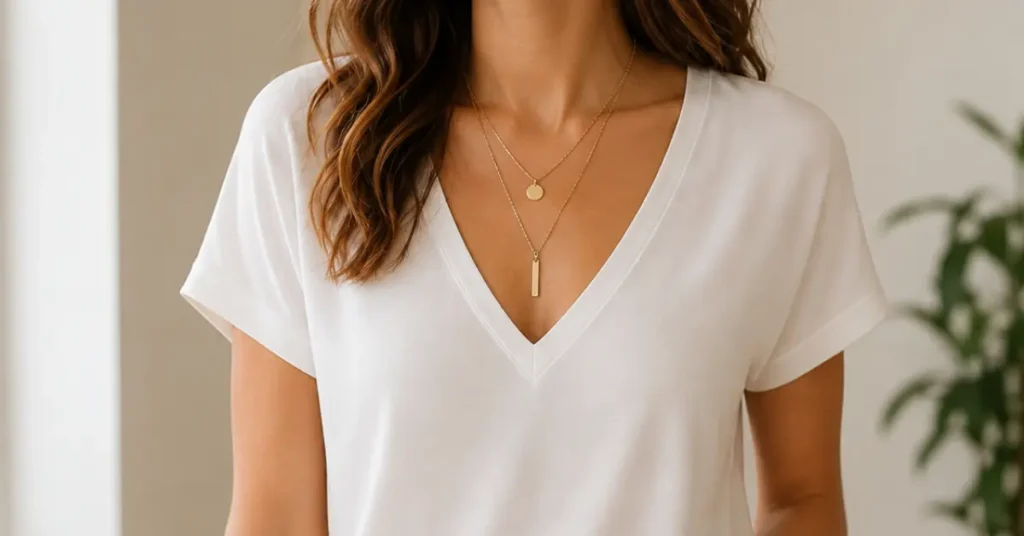 V-Neck Tops