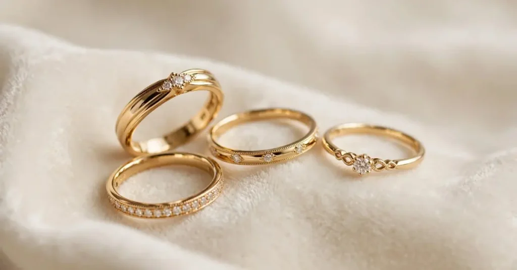 Gold Wedding Rings Classic